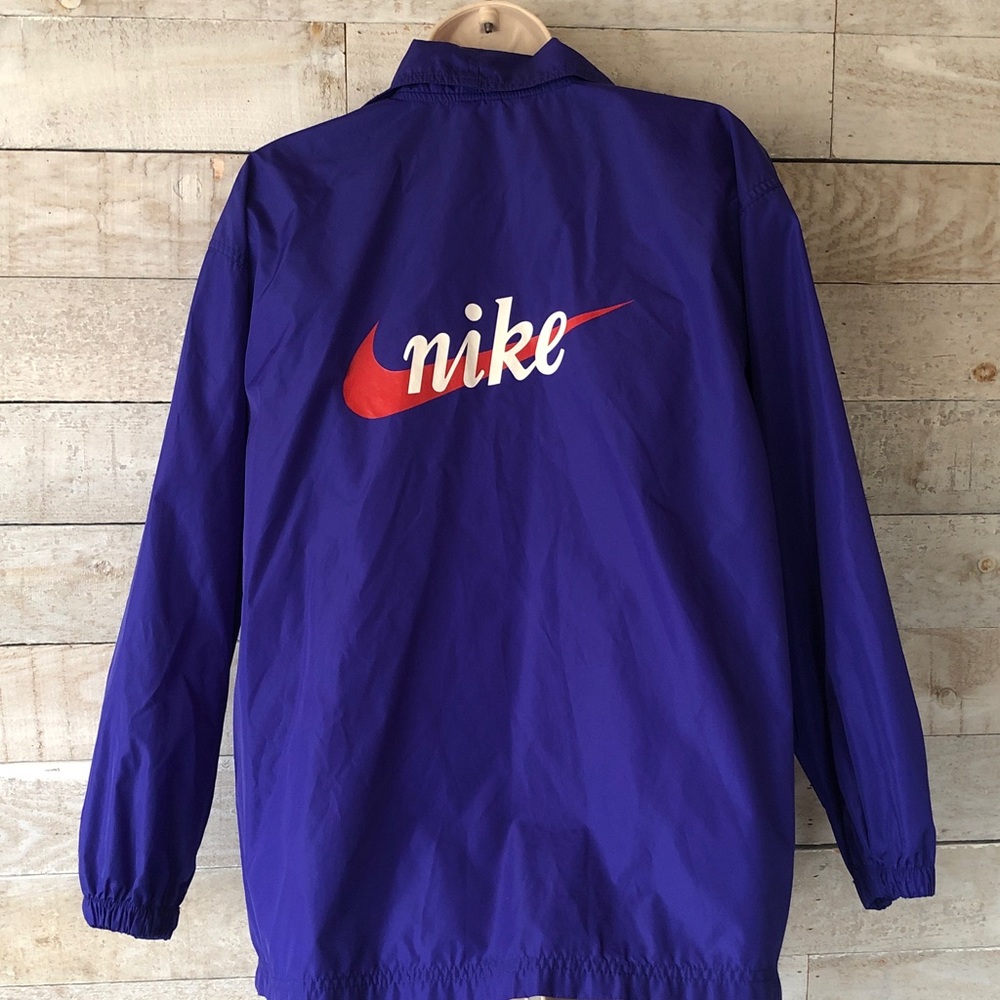 Vintage Nike Vibrant Purple Outerwear nylon jacket